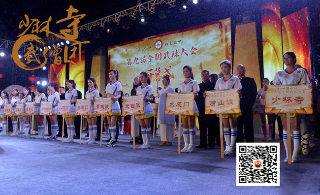 2014年12月5号晚，第九届全国武林大会在海南琼中长征镇开幕图为开幕式现场
