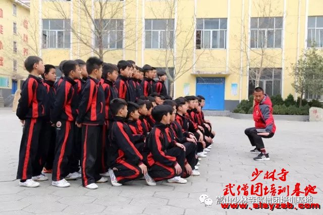 少林武术学校学生